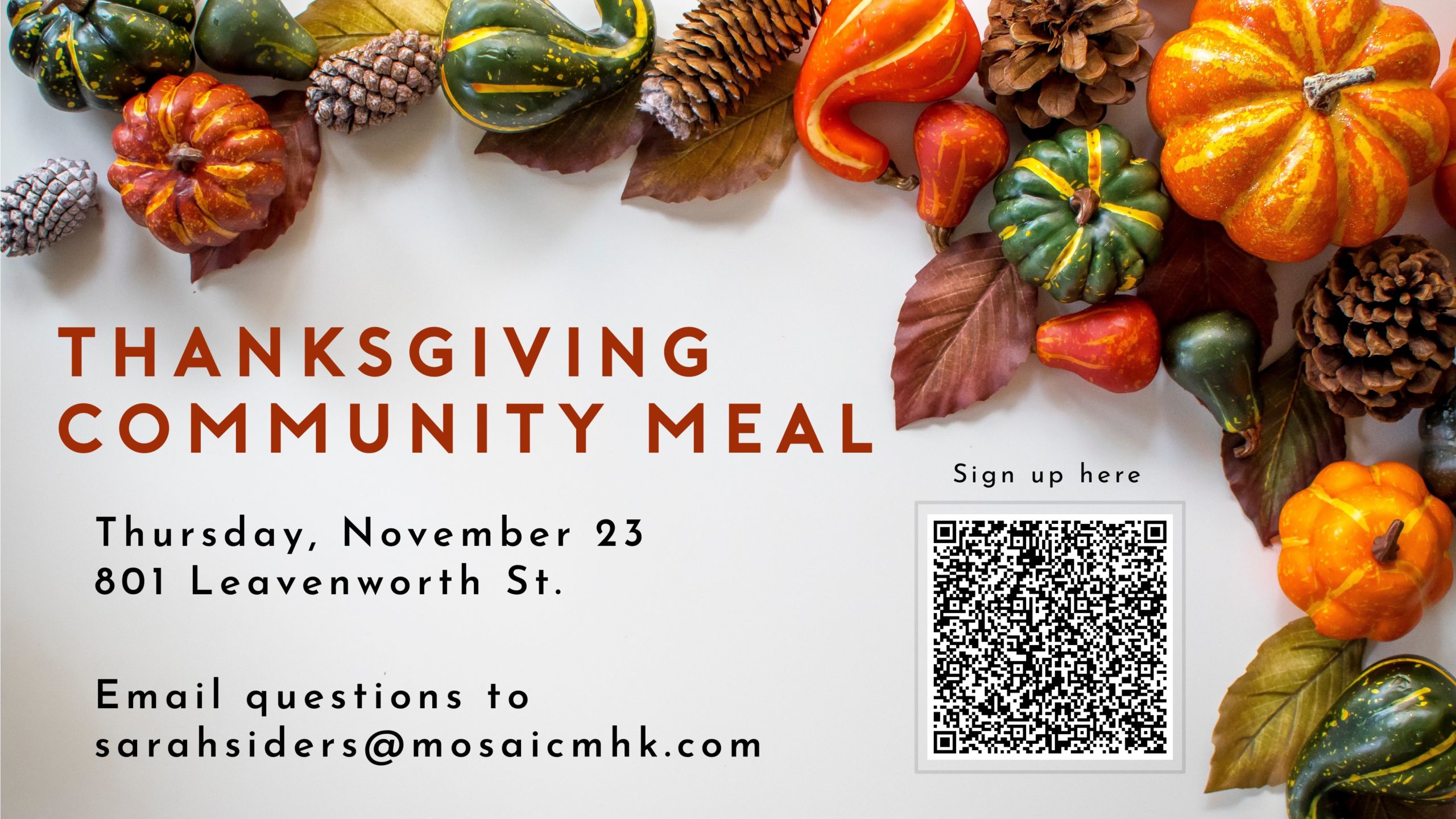 Thanksgiving Meal Manhattan, KS